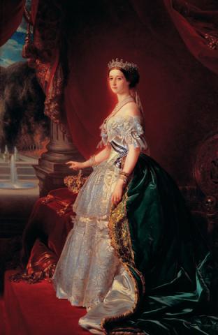 Franz Xaver Winterhalter, L'imperatrice Eugenia, 1852 ca. Franz Xaver Winterhalter, L'imperatrice Eugenia, 1852 ca.