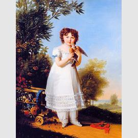 Marie-Guilhelmine Benoist, Napoleona Elisa Baciocchi, 1810, olio su tela. Fontainbleau, Musée National du château